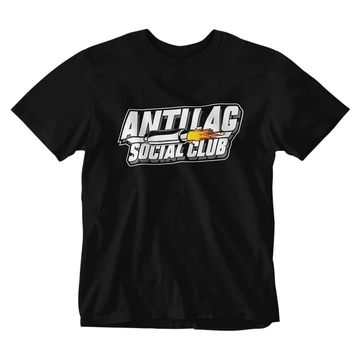 Anti Lag Social Club férfi póló - Fekete