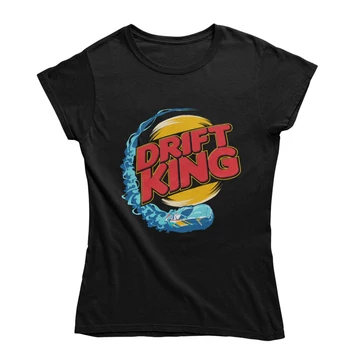 Drift King női póló - Fekete