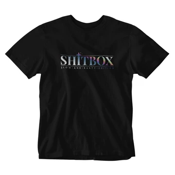Shitbox slow and rusty edition férfi póló - Fekete