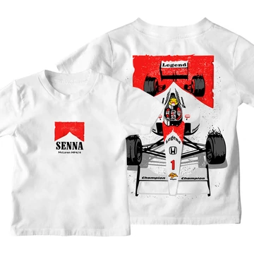 McLaren MP4/4 gyerek póló - Fehér