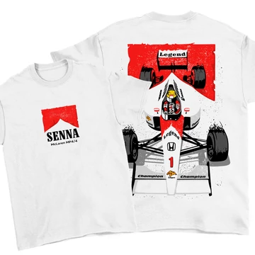 McLaren MP4/4 oversize póló - Fehér