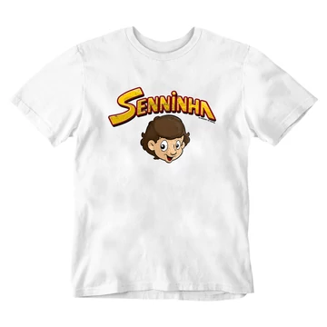 Senninha férfi póló - Fehér