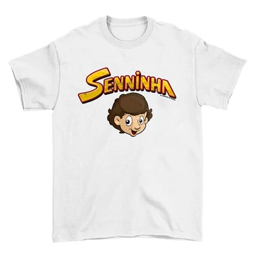 Senninha oversize póló - Fehér