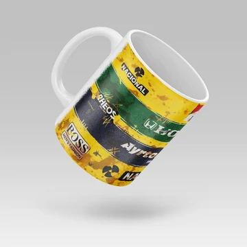 Senna helmet bögre
