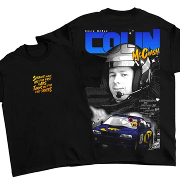 Colin McCrash oversize póló - Fekete