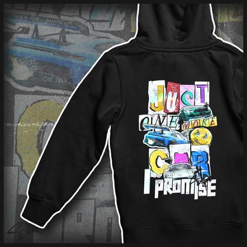 Just one more car hoodie