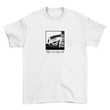 EVO X M.A. oversize póló - Fehér