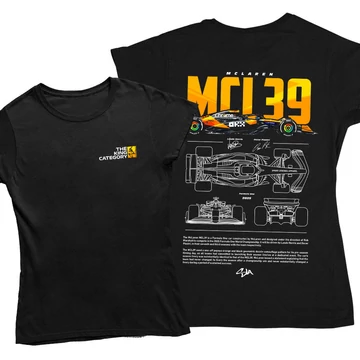 McLaren MCL39 női póló - Fekete (alap)