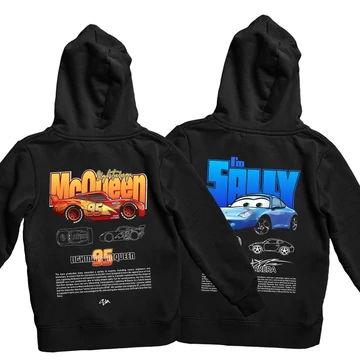 McQueen &amp;amp; Sally kapucnis pulóverek háta