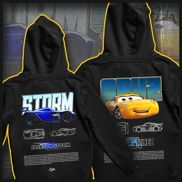 Jackson Storm &amp;amp; Cruz Ramirez Twin Fit hoodies