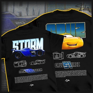 Jackson Storm &amp;amp; Cruz Ramirez Twin Fit t-shirts