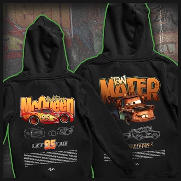 McQueen &amp;amp; Tow Mater Twin Fit hoodies