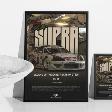 20x27cm Castrol Supra poszter