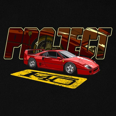 Project F40 minta - Fekete