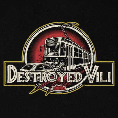 Destroyed Vili minta - Fekete