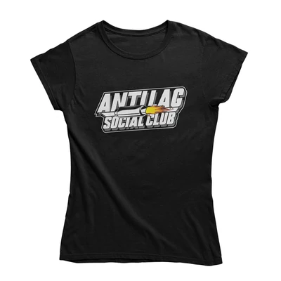 Anti Lag Social Club női póló - Fekete