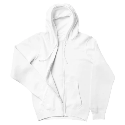 Drift King Zipper kapucnis pulóver (eleje) - Fehér