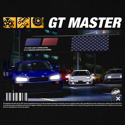 GT Master minta - Fekete