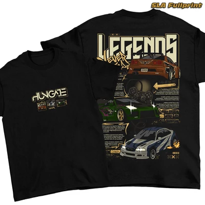 Legends Never Fade unisex oversized style t-shirt - SLA fullprint