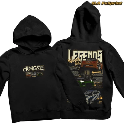 Legends Never Fade oversized hoodied sweatshirt - SLA fullprint