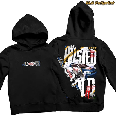 Got busted and sold it oversized hoodied sweatshirt - SLA fullprint