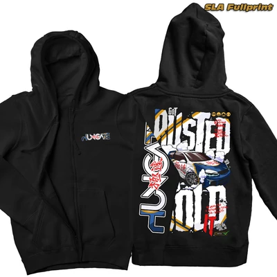 Got busted and sold it zipper hoodie - SLA fullprint