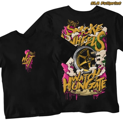 Smoke wheels watch hungate man's style t-shirt - SLA fullprint