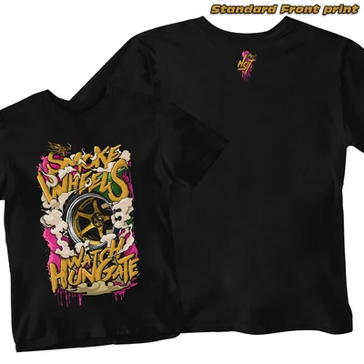 Smoke wheels watch hungate man's style t-shirt - Standard front print