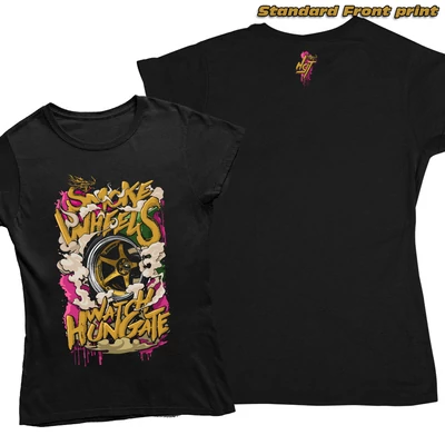 Smoke wheels watch hungate women's style t-shirt - Standard front print