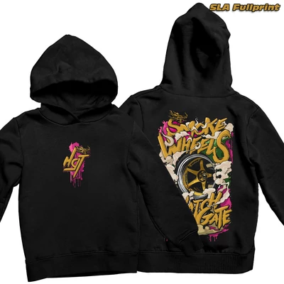 Smoke wheels watch hungate oversized hoodied sweatshirt - SLA fullprint