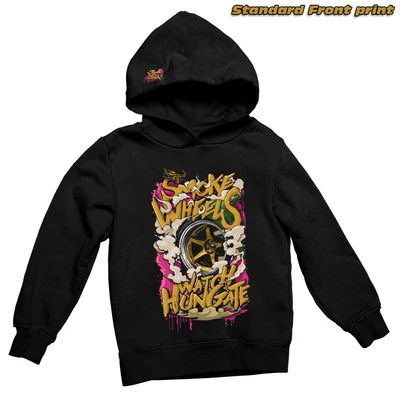 Smoke wheels watch hungate oversized hoodied sweatshirt - SLA front print