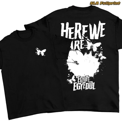 HWA - Együtt egyedül unisex oversize póló - SLA fullprint