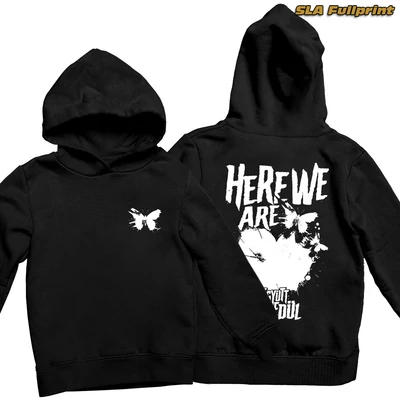HWA - Együtt egyedül Oversize Hoodie pulóver - SLA fullprint