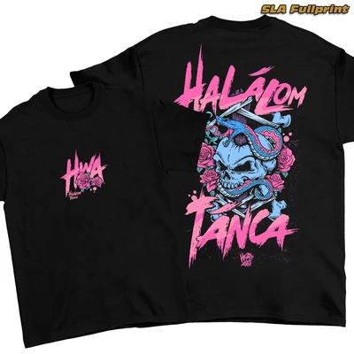 HWA - Halálom tánca unisex oversize póló - SLA fullprint