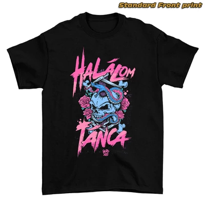 HWA - Halálom tánca unisex oversize póló - Standard front print