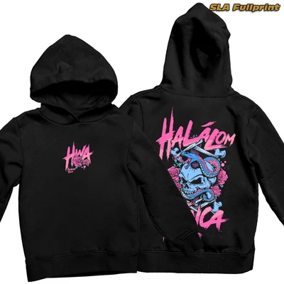 HWA - Halálom tánca Oversize Hoodie pulóver - SLA fullprint