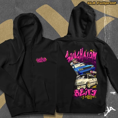 Swaghalom Birthday Party 2k25 zipper hoodie - SLA fullprint