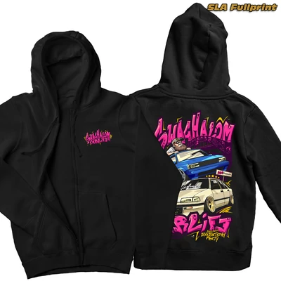 Swaghalom Birthday Party 2k25 Zipper Hoodie pulóver - SLA fullprint