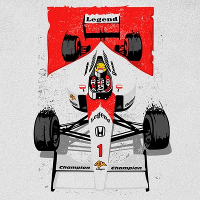 McLaren MP4/4 minta - Fehér