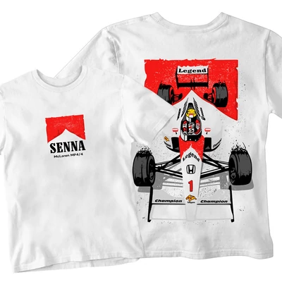 McLaren MP4/4 férfi póló - Fehér