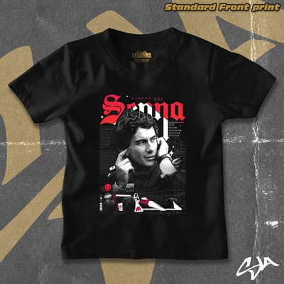 Numero Uno Senna kids' style t-shirt - Standard front print