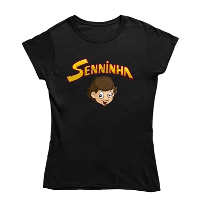 Senninha női póló - Fekete