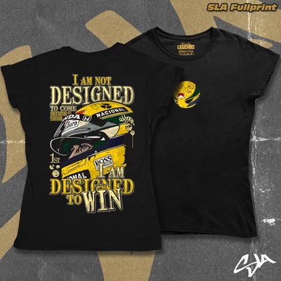 Designed to win women's style t-shirt - SLA Fullprint