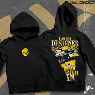 Designed to win oversized hoodied sweatshirt - SLA Fullprint
