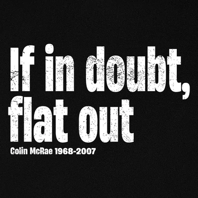 If in doubt flat out minta - Fekete