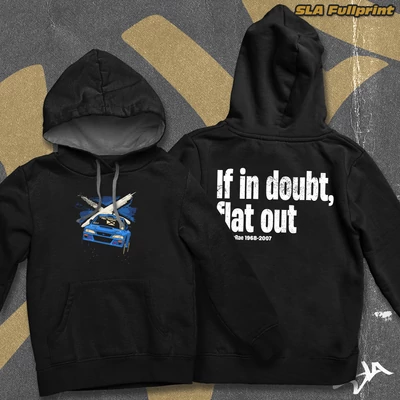 If in doubt flat out contrast-hoodied sweatshirt - SLA Fullprint