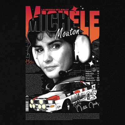 La Regina Del Rally minta - Fekete