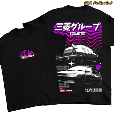 Evolution Nine unisex oversize póló - SLA fullprint