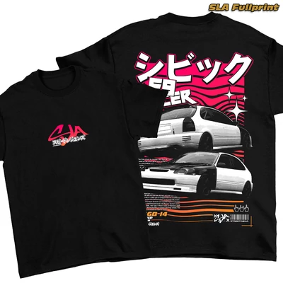 Ricer Civic E9 unisex oversize póló - SLA fullprint