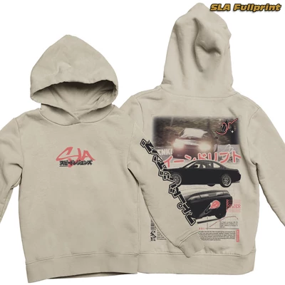 S14 Zenki Oversize Hoodie pulóver - SLA fullprint
